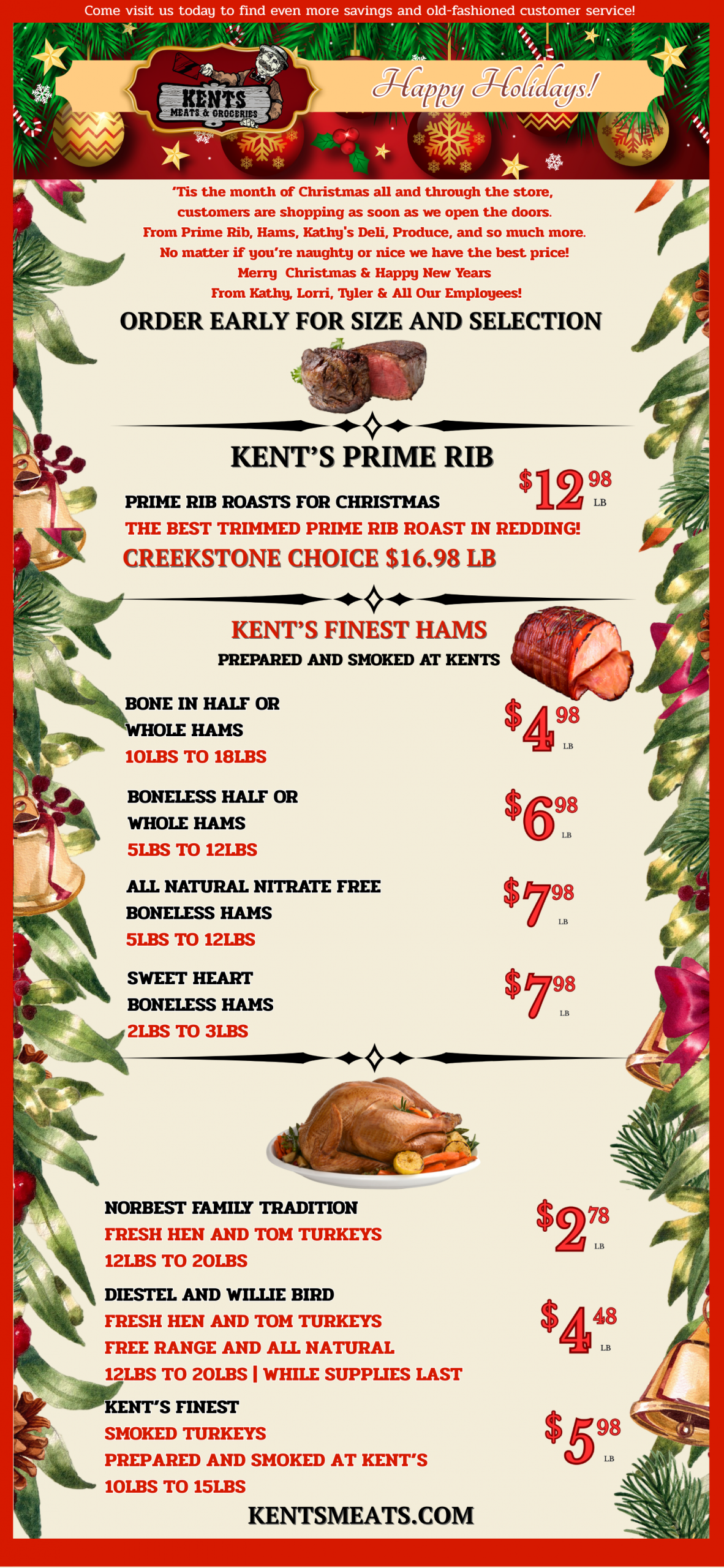 Kent's Specials - November 2025