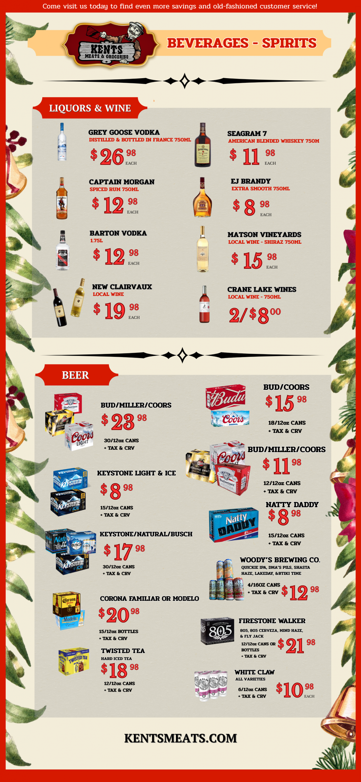 Kent's Specials - November 2025