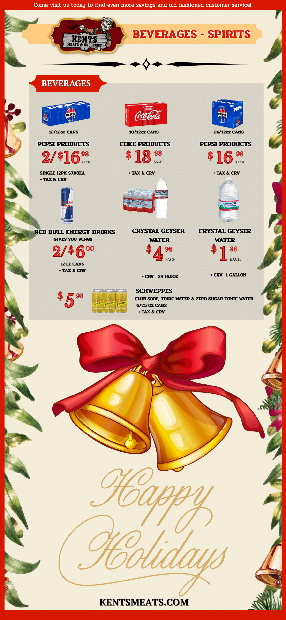 Kent's Specials - November 2025