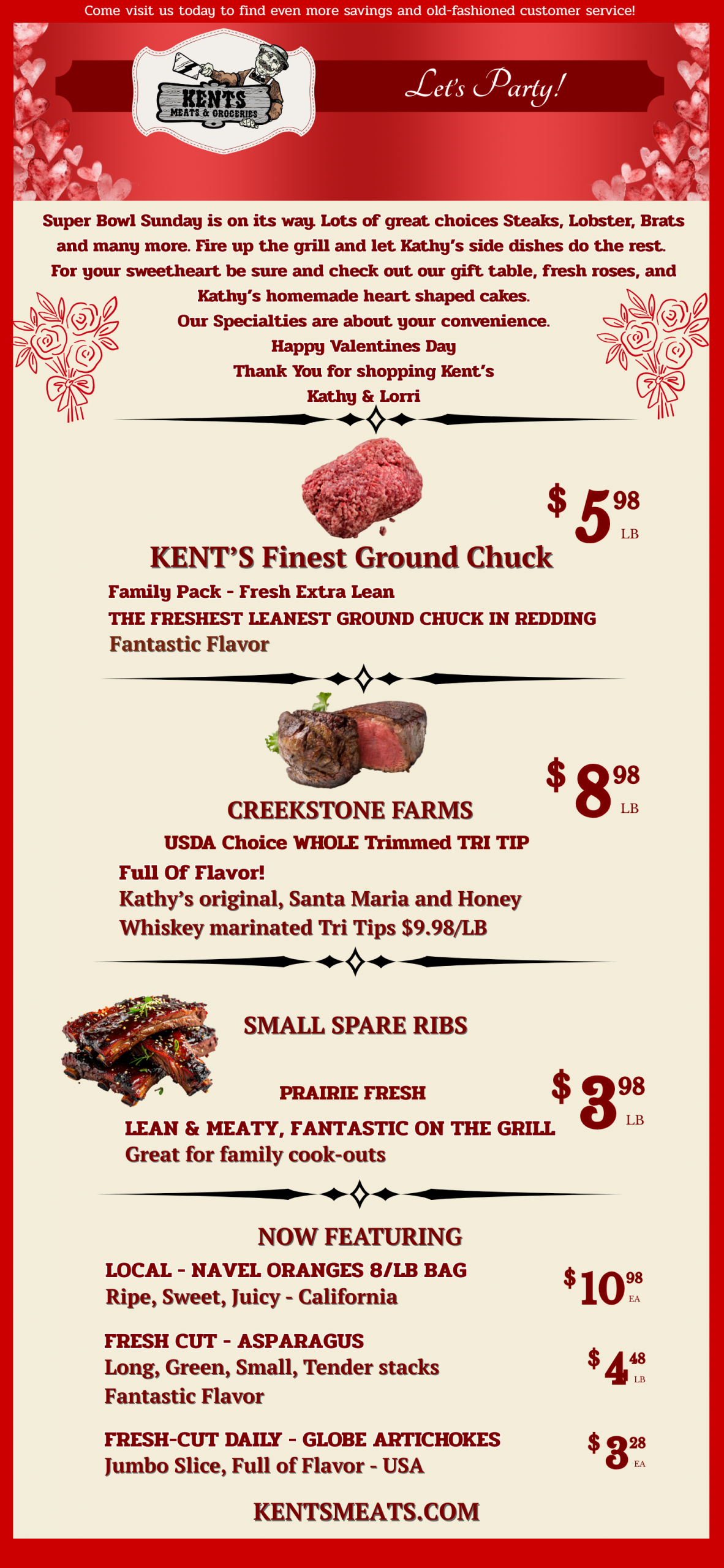 Kent's Specials - November 2025