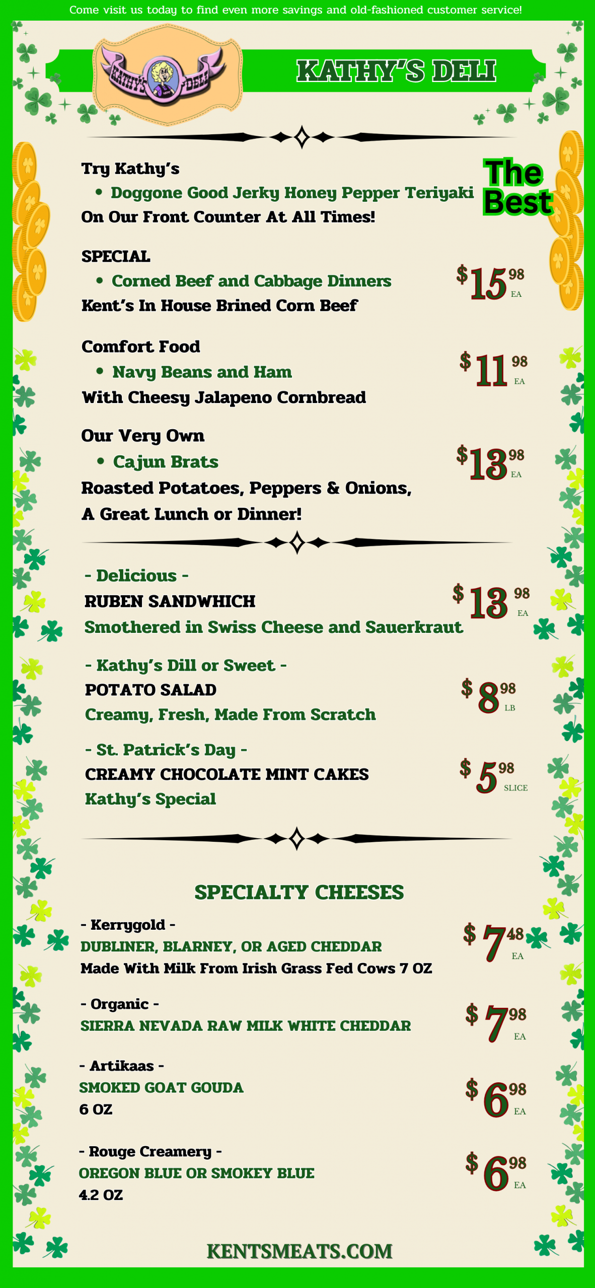 Kent's Specials - November 2025