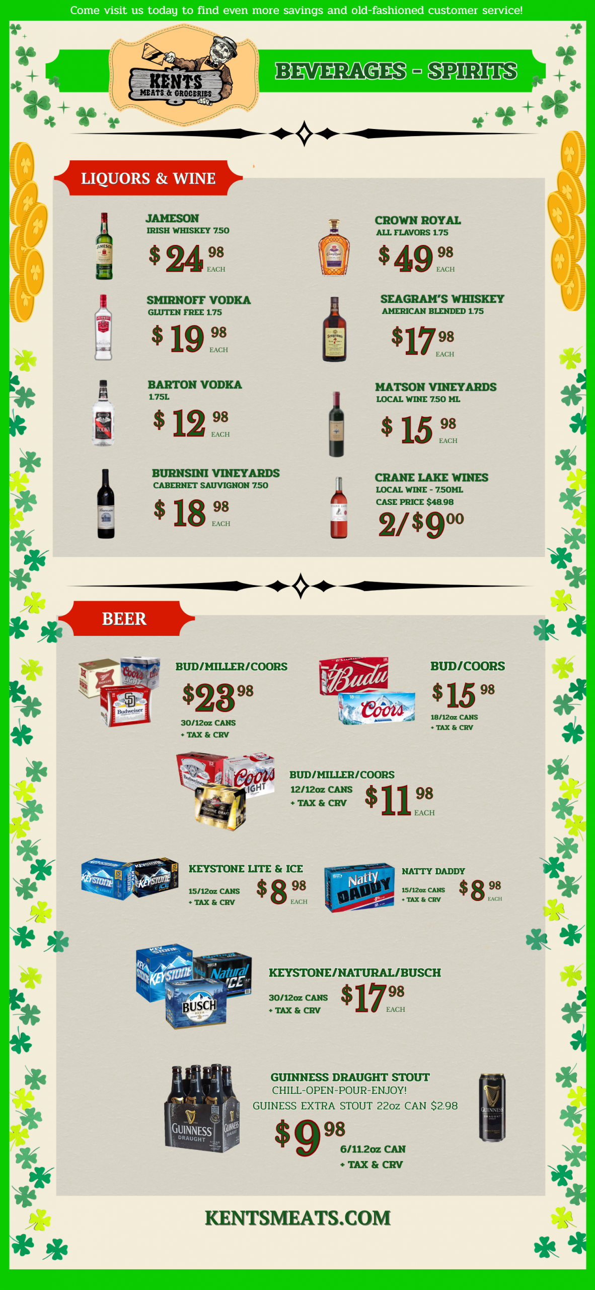 Kent's Specials - November 2025