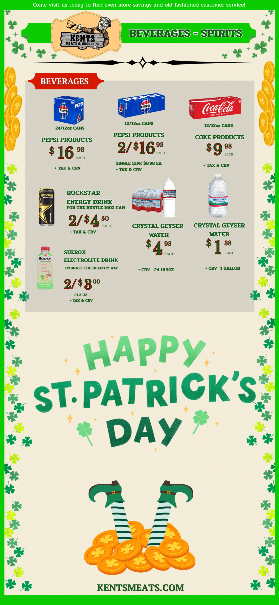 Kent's Specials - November 2025